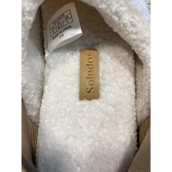 Soludos Kingston Cozy Slippers Size 9 Women Ivory - Picture 4 of 7